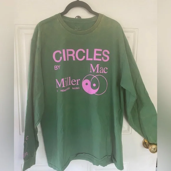 MAC MILLER GREEN YING YANG REMEMBER MUSIC SHIRT